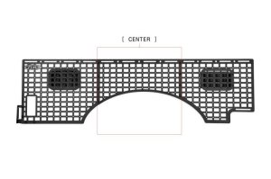 Ford Super Duty F250 Bed Side Molle Panel - Passenger Side - Addictive Desert Designs - Hammer Black - `23-`27